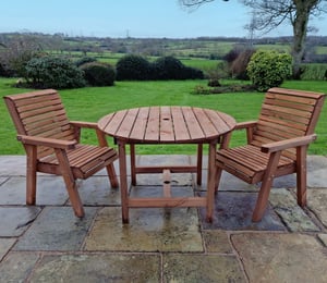 Churnet Valley Round Table 2 Seater Set