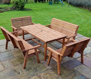 Churnet Valley Table 10 Seater Set