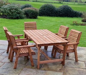 Churnet Valley Table 5 Seater Set