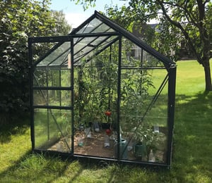Classic 6 x 8 ft Green Greenhouse Package