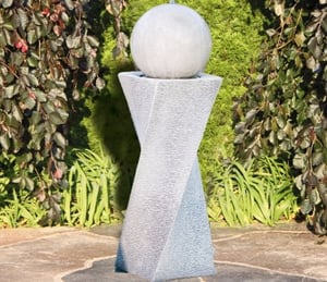 Massarelli Contemporary Diagonal Cast Stone Fountain