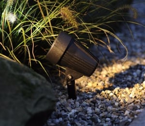 Corvus Aluminium Black Garden Light