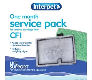 Interpet Internal Filter Cartridge CF1 Service Pack