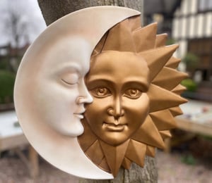 Design Toscano Celestial Harmony Sun & Moon Wall Sculpture