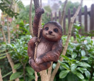 Design Toscano Hanging Horatio The 3-Toed Sloth Statue