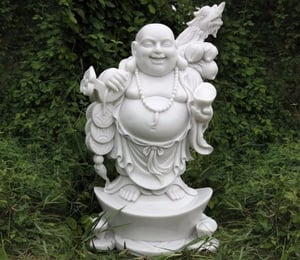 Dinova Wealthy Standing Buddha 77cm Statue