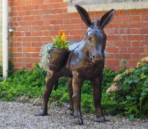 Donkey With Basket Ornament