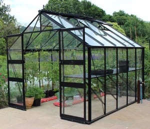 Halls Cotswold Blockley 8 x 10 ft Green Greenhouse