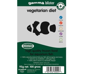 Gamma Frozen Vegetarian Diet 100g Blister Pack