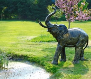 Elephant Garden Ornament