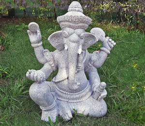 Enigma Ganesha Granite Ornament