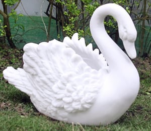 Enigma Swan Planter Ornament