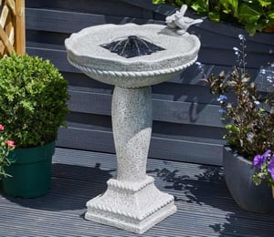 Feathered Friends Solar Water Fountain