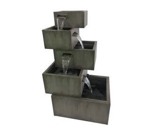 Ferentino Zinc Metal Water Feature