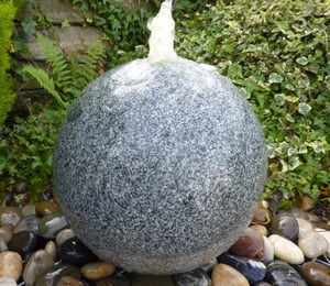 Flamed Granite 35cm Grey Sphere Feature