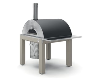 Fontana Bellagio Wood Fired Pizza Oven with Trolley