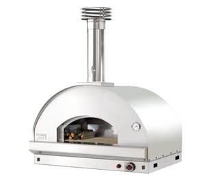  Fontana Mangiafuoco Stainless Steel Gas Fired Pizza Oven
