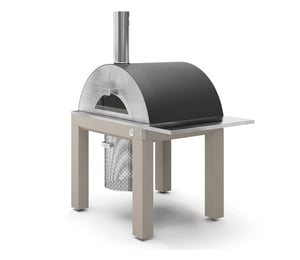 Fontana Riviera Wood Fired Pizza Oven with Trolley