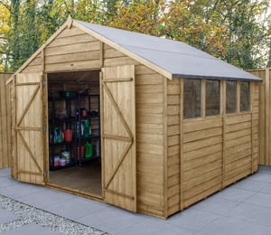 Forest 10 x 10 ft Overlap Shed