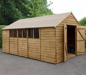 Forest 10 x 15 ft Overlap Shed