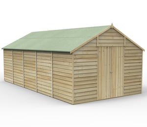 Forest 10 x 20 ft Overlap Security Shed