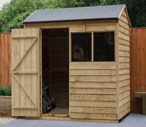 Forest 6 x 4 ft Overlap Reverse Shed