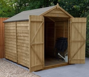 Forest 6 x 8 ft Overlap Double Door Security Shed