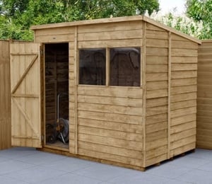 Forest 7 x 5 ft Overlap Pent Shed