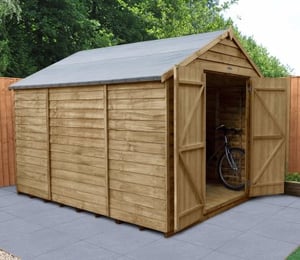 Forest 8 x 10 ft Overlap Security Shed