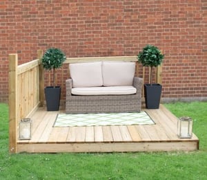 Forest 8 x 8 ft Patio Deck Kit