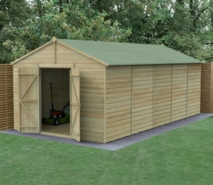 Forest Beckwood 10 x 20 ft Shiplap Security Double Door Shed