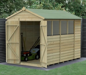 Forest Beckwood 6 x 10 ft Shiplap Double Door Shed