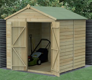 Forest Beckwood 7 x 7 ft Shiplap Security Double Door Shed