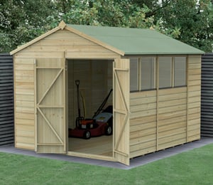 Forest Beckwood 8 x 10 ft Shiplap Double Door Shed