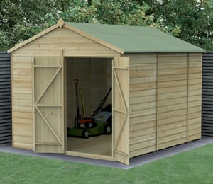 Forest Beckwood 8 x 10 ft Shiplap Security Double Door Shed