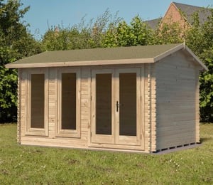 Forest Chiltern 13 x 10 ft Double Glazed Log Cabin