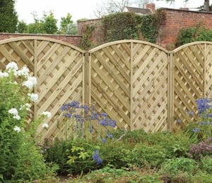 Forest Europa Bradville 6 x 6 ft Fence Panel