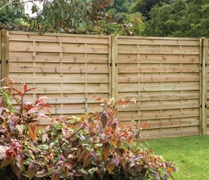 Forest Europa Plain Screen 6 x 5 ft Fence Panel