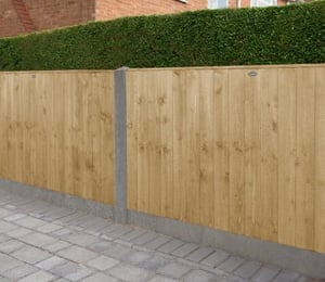 Trade Lap Featheredge 6 x 3 ft Pressure Treated Fence Panel