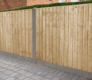 Trade Lap Featheredge 6 x 4 ft Pressure Treated Fence Panel