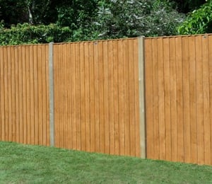 Trade Lap Featheredge 6 x 5 ft Fence Panel