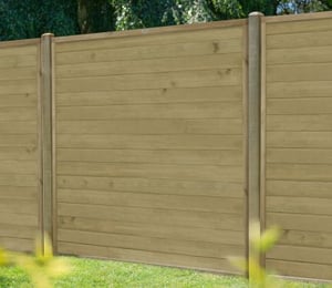Forest Horizontal Tongue And Groove 6 x 6 ft Fence Panel