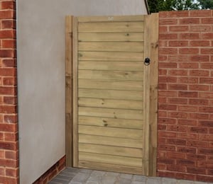 Forest Horizontal Tongue & Groove 3 x 6 ft Wooden Gate