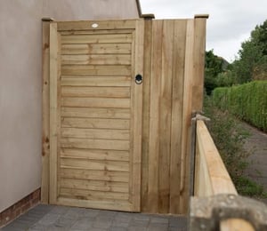 Forest Lap Pressure Treated 3 x 6 ft Wooden Gate
