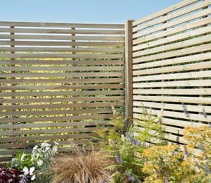 Forest Slatted 6 x 4 ft Fence Panel