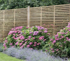 Forest Slatted 6 x 6 ft Fence Panel