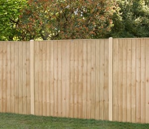 Forest Vertical Board 6 x 5 ft Fence Panel