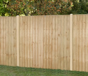 Forest Vertical Board 6 x 5.6 ft Fence Panel