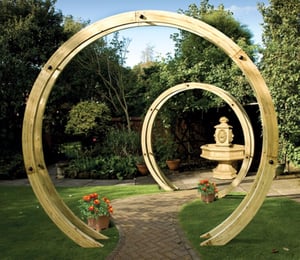 Grange Freestanding Flower Circle Arch