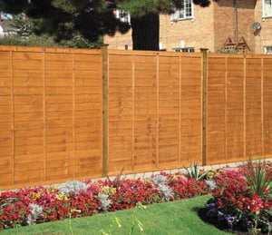 Grange Professional Golden Brown Lap 6 x 6 ft Fence Panel